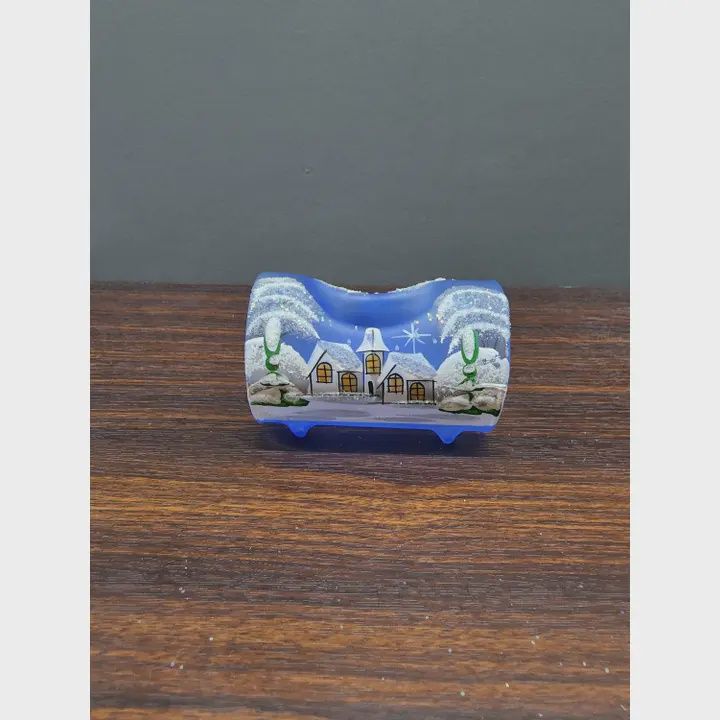 Candle Holder Blown Glass Centerpiece Single