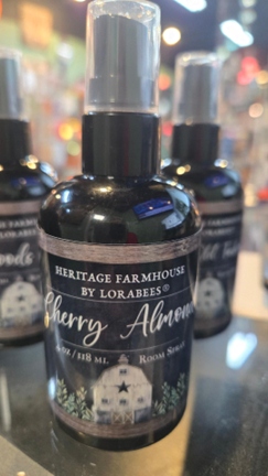 Room Spray Heritage Farmhouse, Scent: Cherry Almond, Type: Heritage Farmhouse Room Spray /Deodorizer