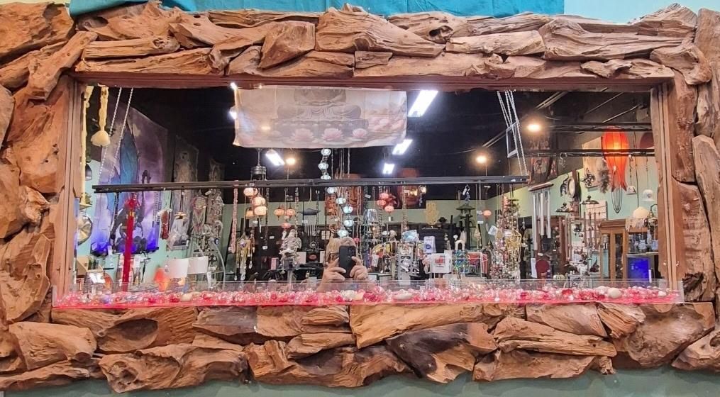 Mirror Wood  Frame 77x37x3