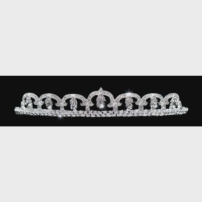 Tiara Fine Pave European Crystal      10842