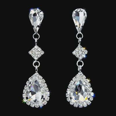 Diamond Teardrop Earrings