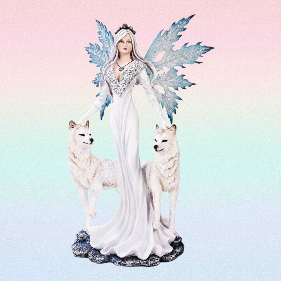 Fairy With Wolves Collector piece with numbered box.