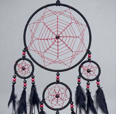 Halloween Witchy Spider Web Dreamcatcher