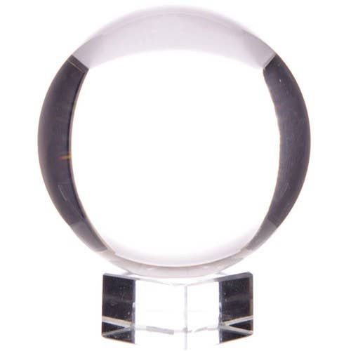 Crystal Ball on Stand 200mm/8 in