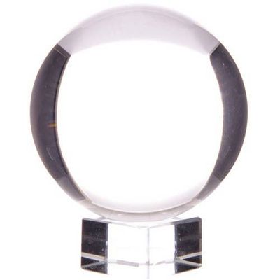 Crystal Ball on Stand 200mm/8 in