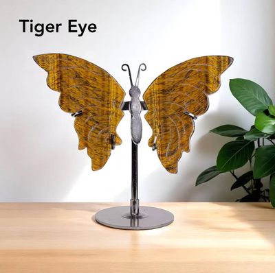 Elegant Crystal Butterfly Wings Stand