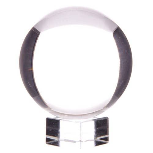 Crystal Ball on Stand 150mm/ 6 in