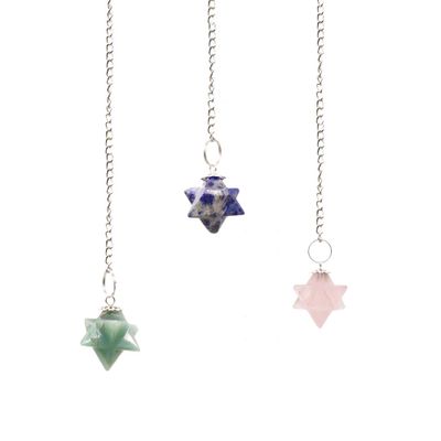 Merkaba (star) Pendulums - (asstorted)
