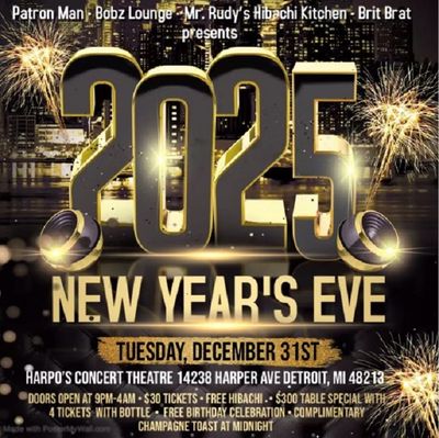 2025 New Year&#39;s Eve Bash