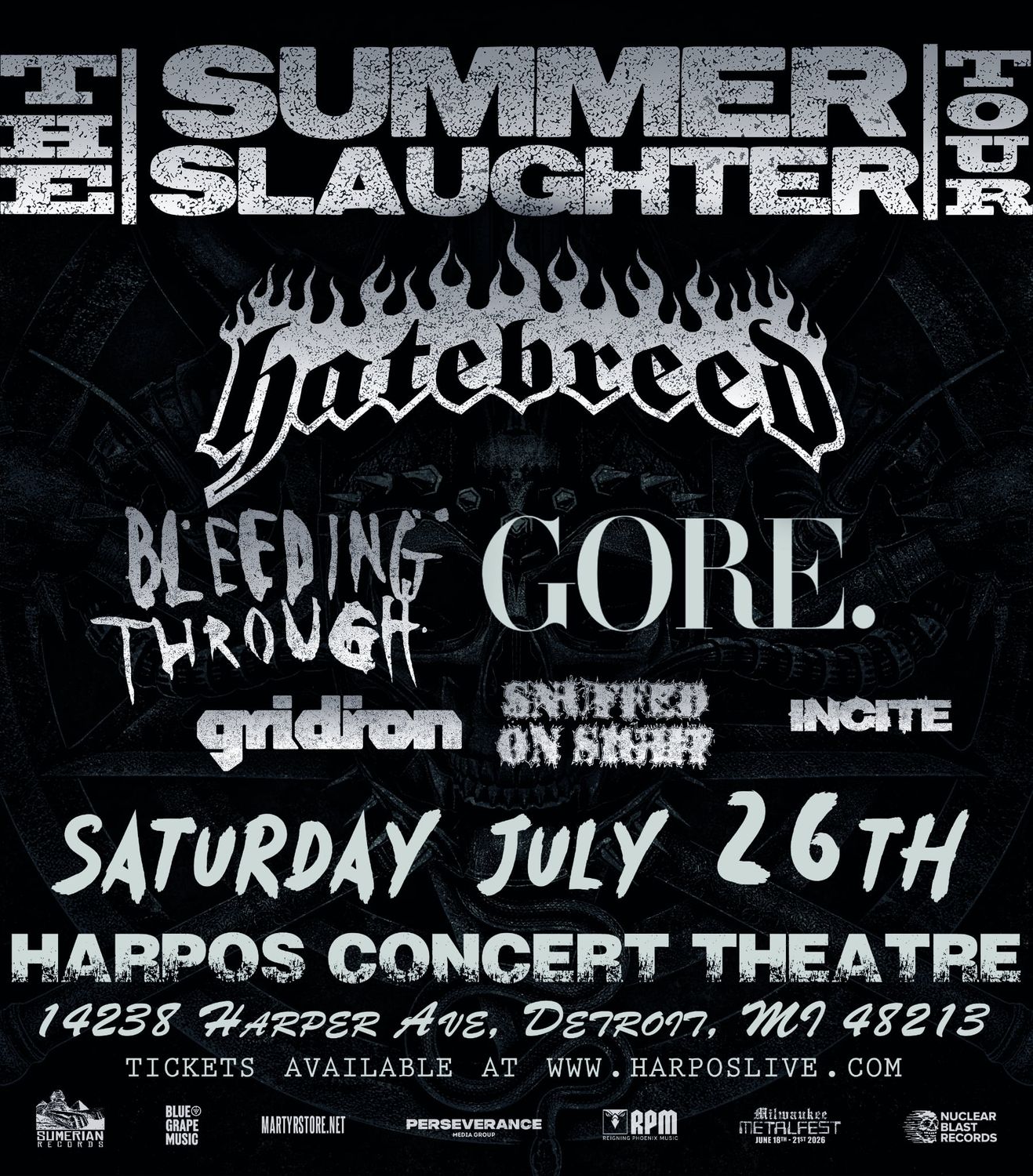 HATEBREED: SUMMER SLAUGHTER TOUR 2025