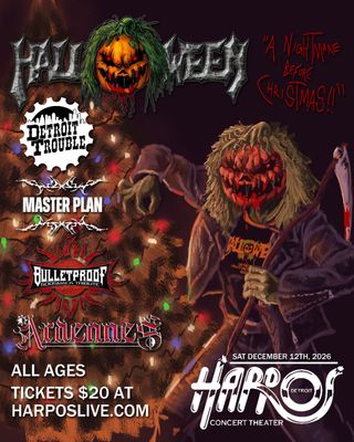 HALLOWEEN “NIGHTMARE BEFORE CHRISTMAS” wsg DETROIT TROUBLE, MASTER PLAN, BULLETPROOF, &amp; ARDENNES