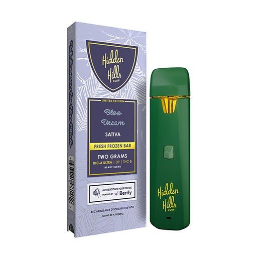 Hidden Hills - Fresh Frozen Bar - THCA Ultra - 2g Disposable