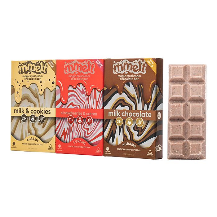 Mmelt - Magic Mushroom Chocolate Bar - 6g