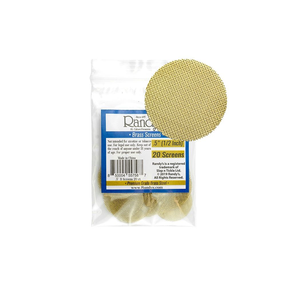 Randy&#39;s - Brass Screens - 20ct Pack