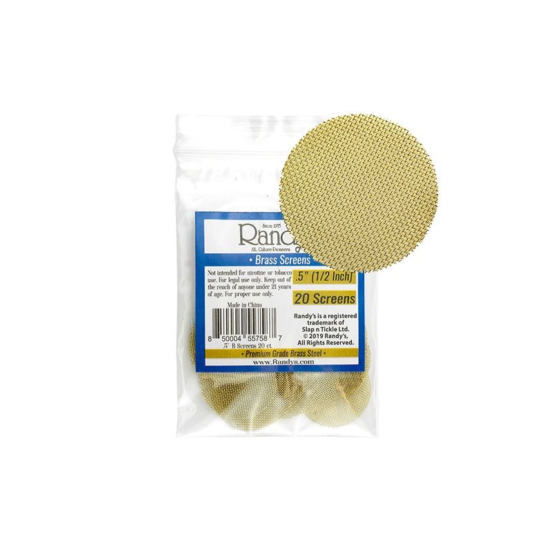 Randy&#39;s - Brass Screens - 20ct Pack