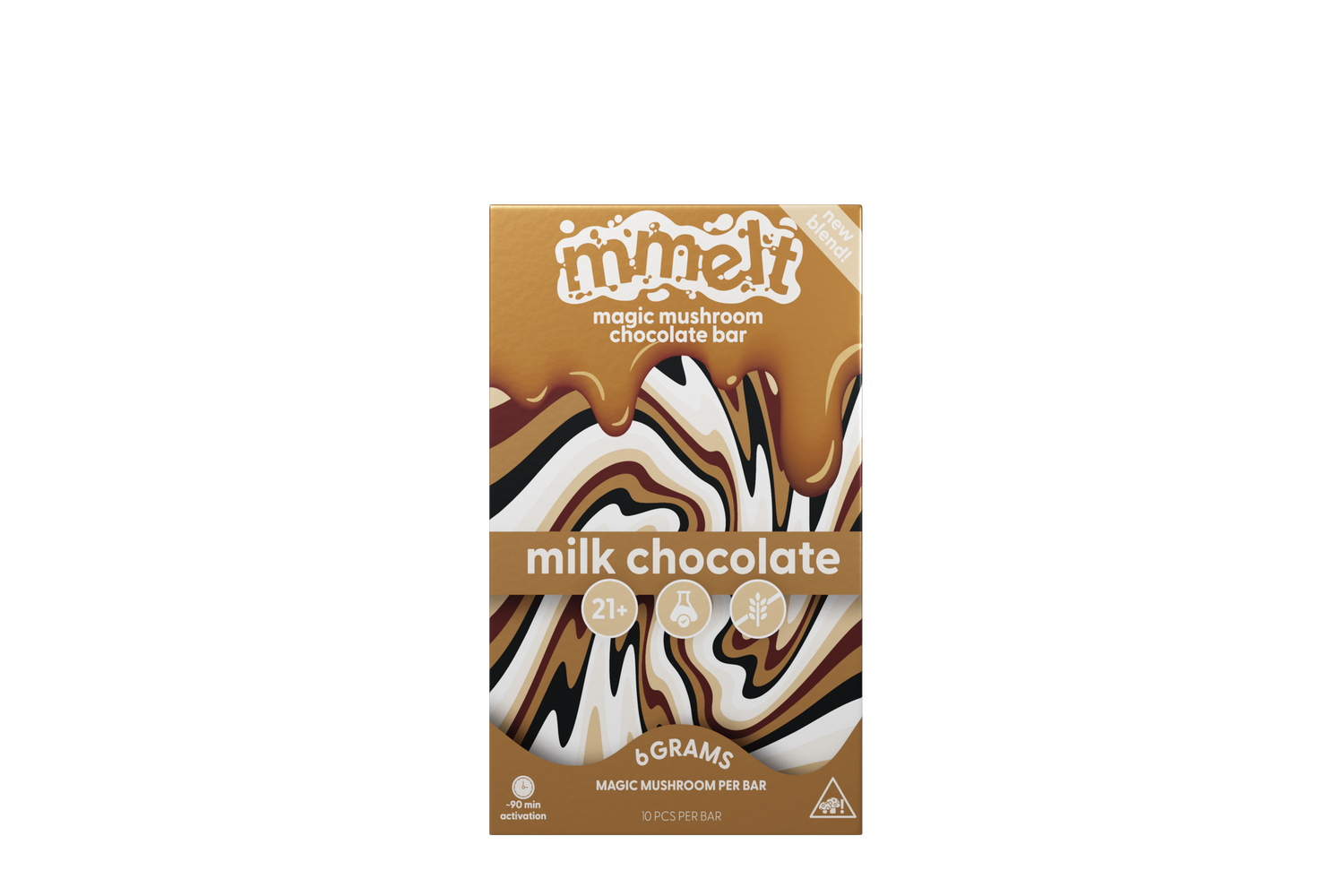 Mmelt - Magic Mushroom Chocolate Bar - 6g, Strain: Milk Chocolate