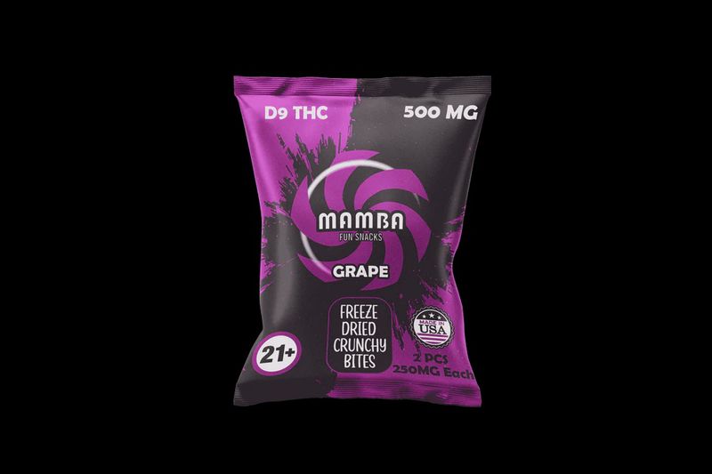 Mamba - 500mg D9 Freeze Dried Bites - 2ct