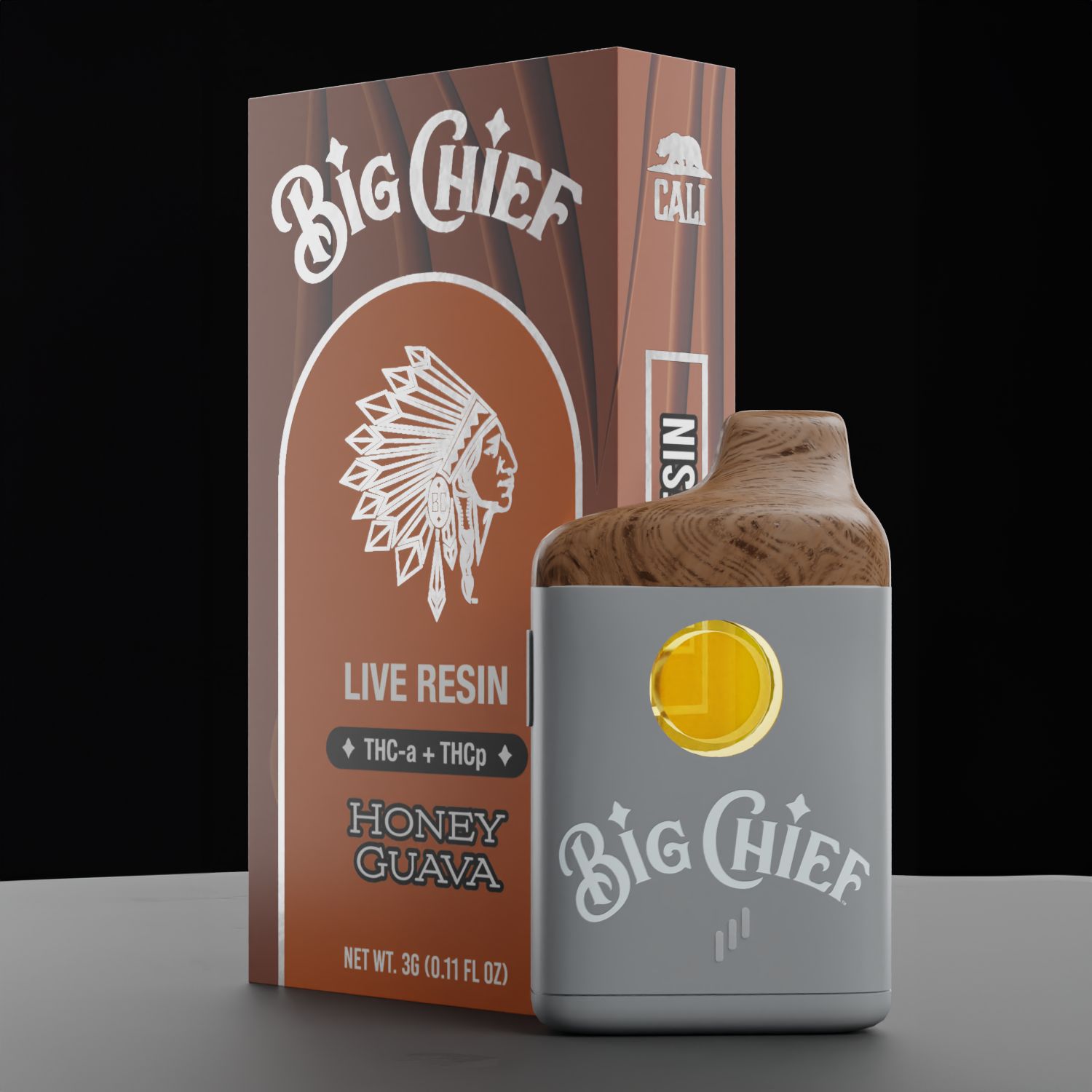 Big Chief - 3g Disposable - THCP + THCA Blend, Strain: Honey Guava