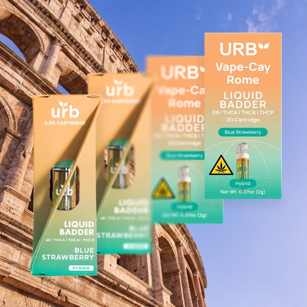 Urb - 2.2g Cartridge - Liquid Badder Blend, Strain: Blue Strawberry