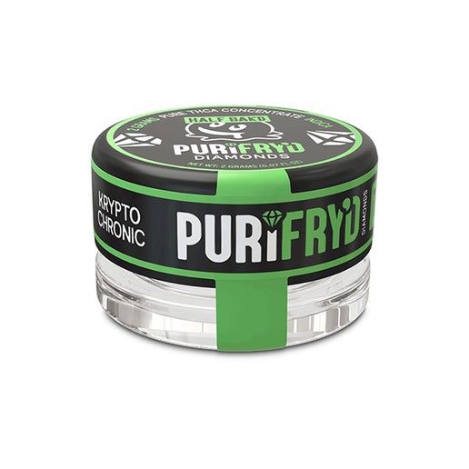 Half Bak&#39;d - Purify&#39;d Diamonds- THCA Sauce - 2G, Strain: Krypto Chronic