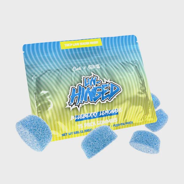 Un-Hinged THCP Live Sugar Resin Gummies- 15ct, Strain: Blueberry Lemonade