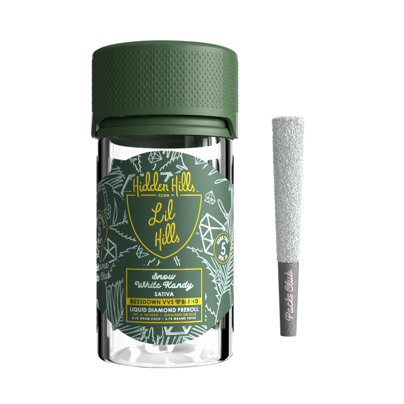 Hidden Hills - 0.75g Liquid Diamond Drizzle Pre Rolls - 5ct Jar