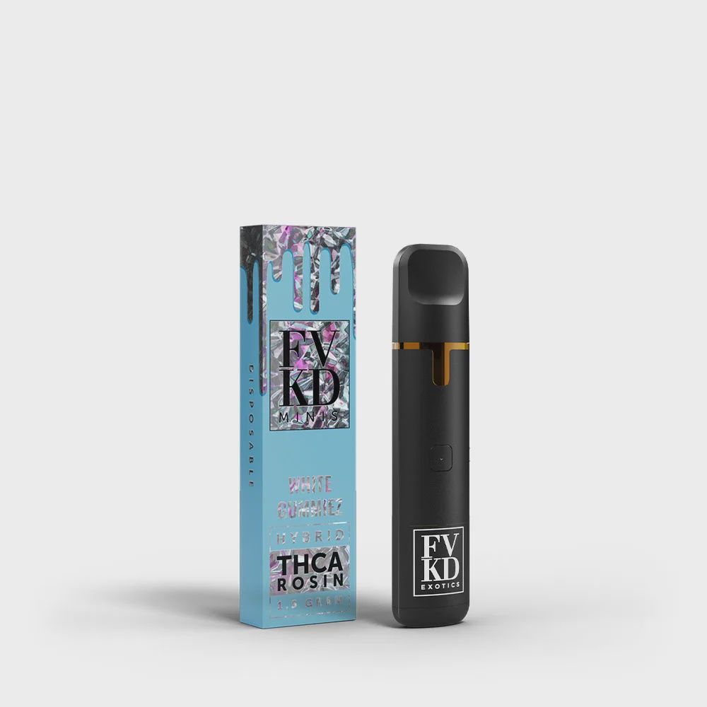FVKD - THCA ROSIN Disposable - 1.5G, Strain: White Gummiez - Hybrid