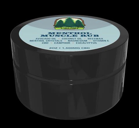 3 Tall Pines - 1500mg CBD Topical - Menthol Rub - 2oz