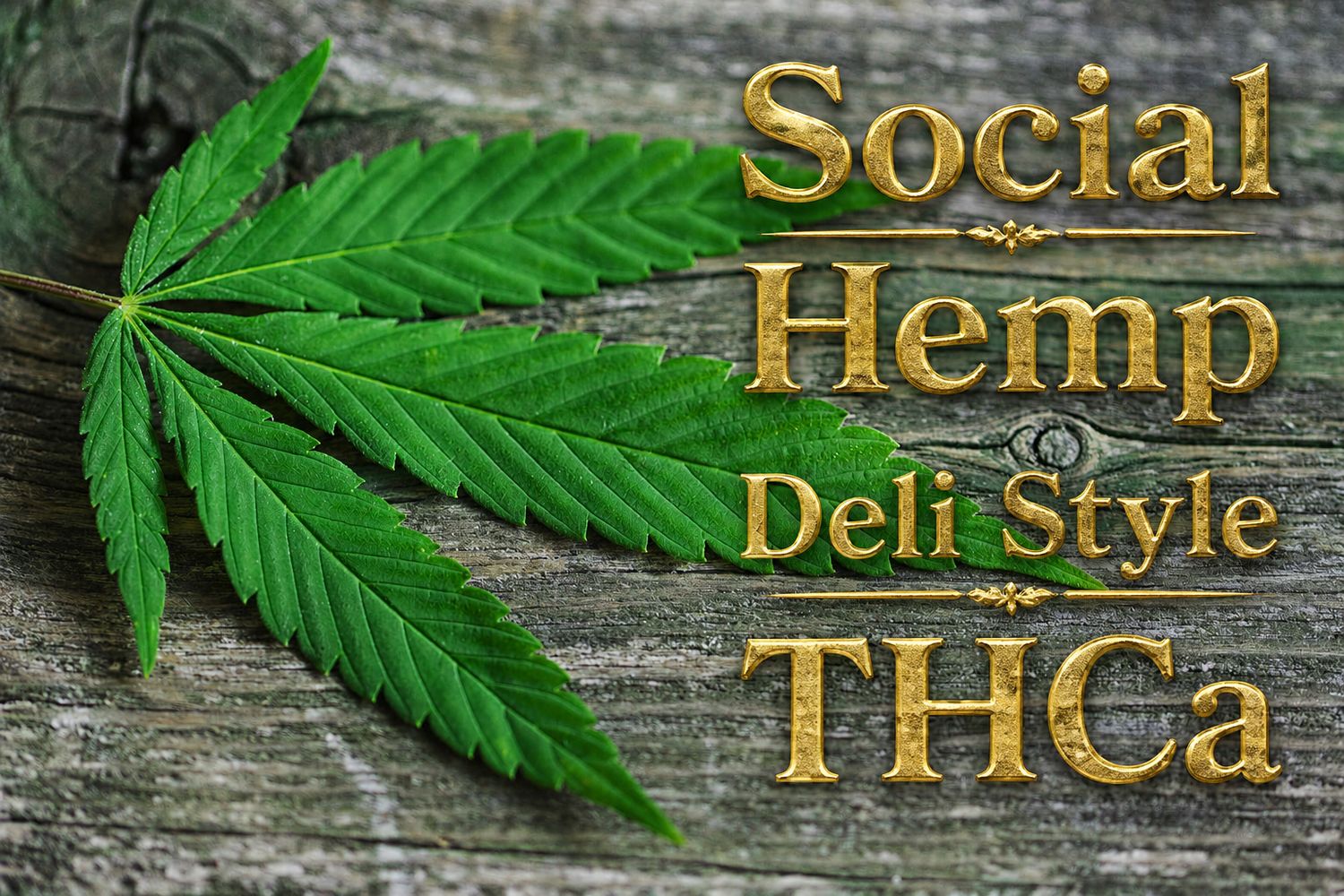 Social Hemp - Deli Style THCA Flower - 1g