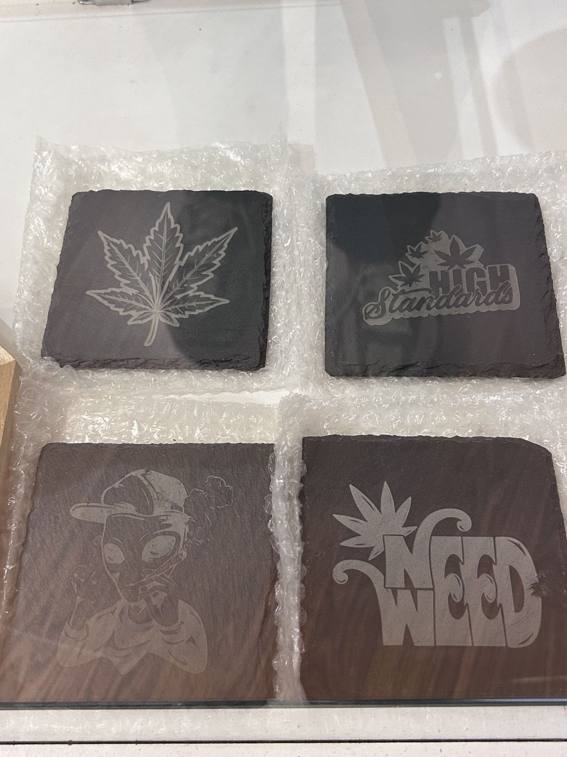 Engraved Stone Coasters