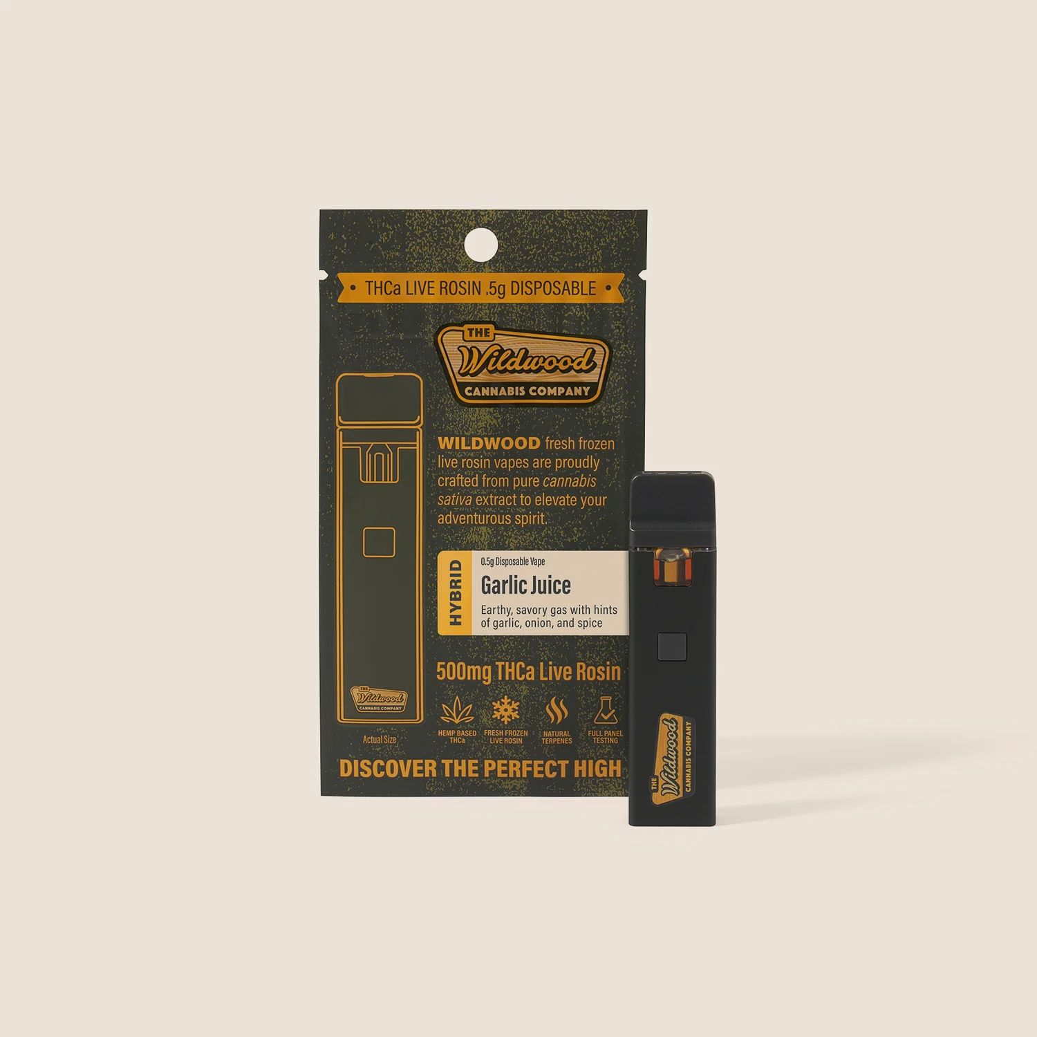 Woodstock Fresh Frozen Live Rosin Disposable- 0.5g