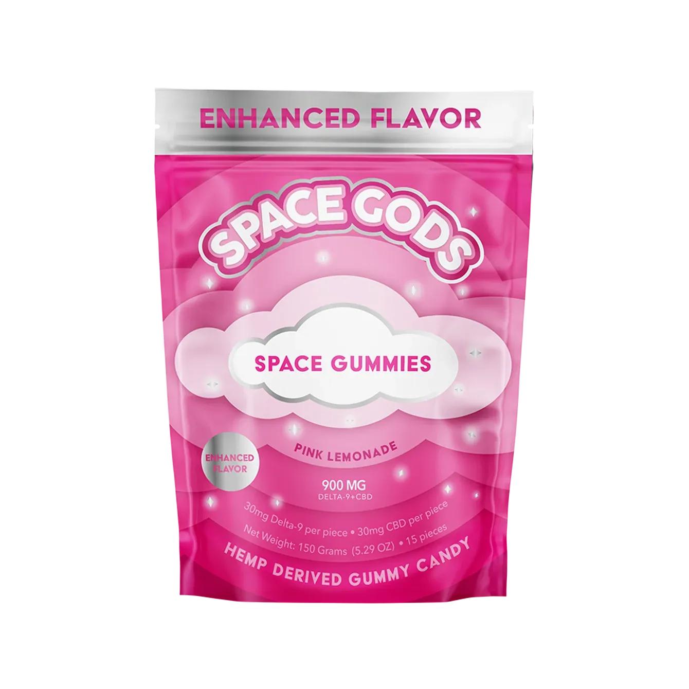 Space Gods - 30mg D9 + 30mg CBD/Gummy - 15ct