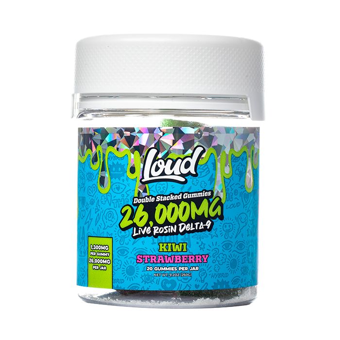 LOUD Double Stacked Gummies - 26k mg jar - 20 ct.
