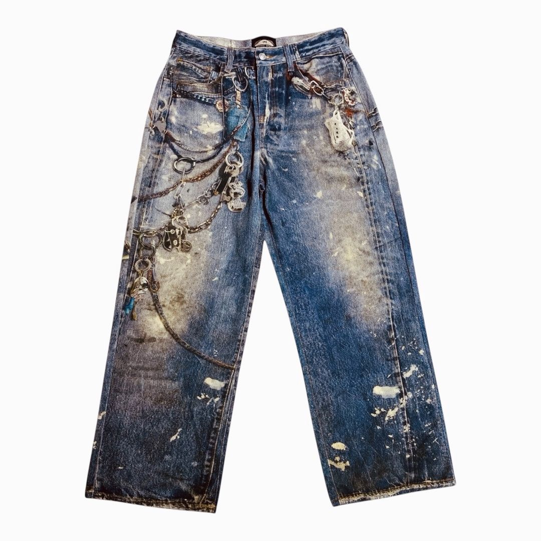 Men Printed Jeans
