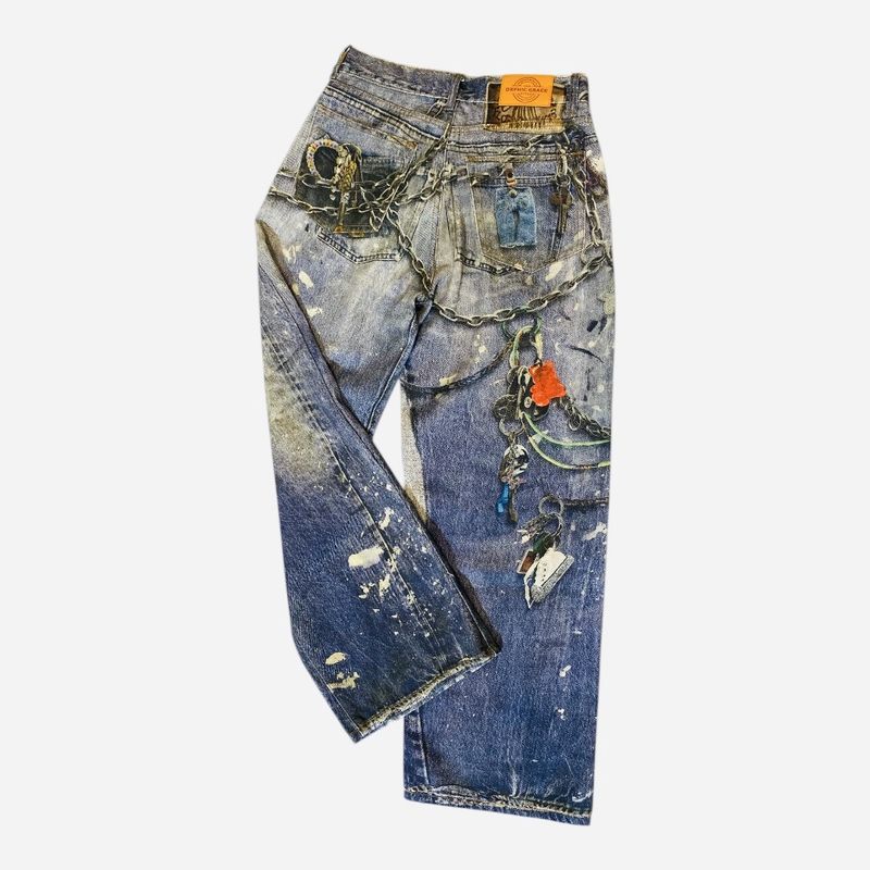 Men Printed Jeans