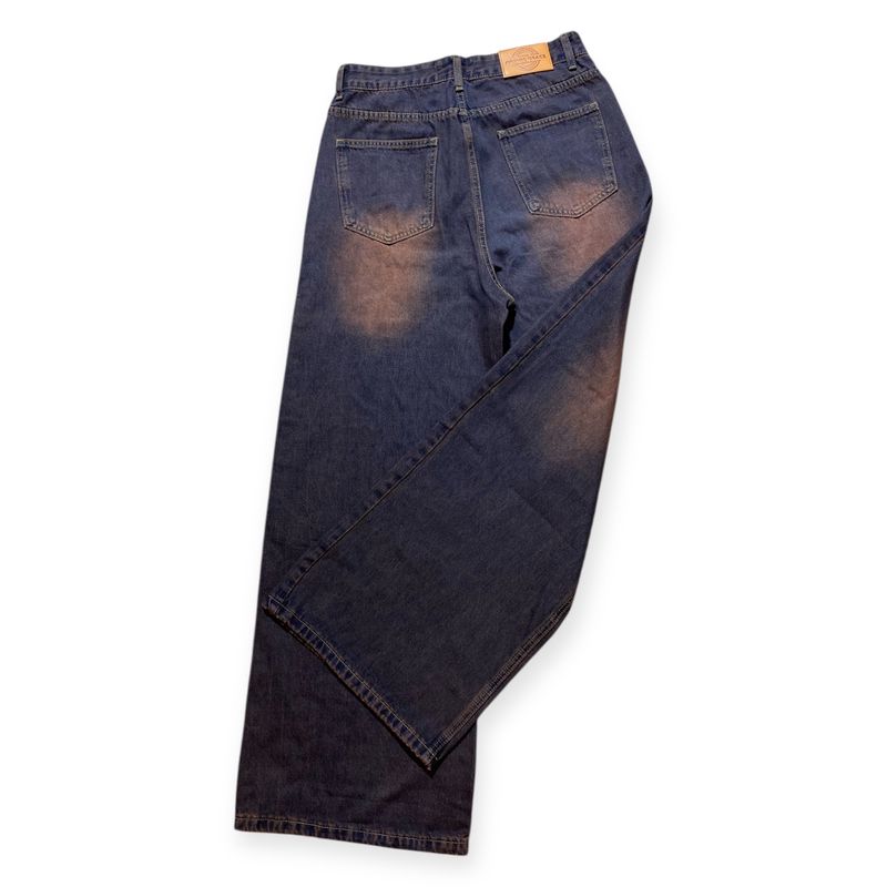 Dark Indigo Blue Baggy Jean