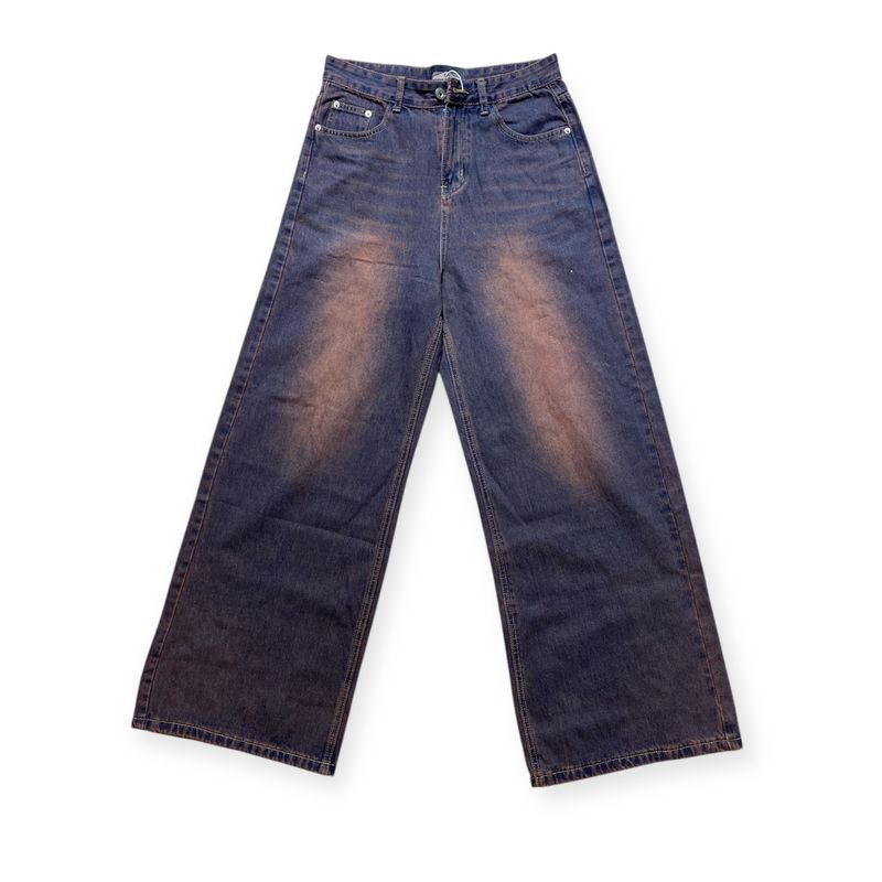 Dark Indigo Blue Baggy Jean