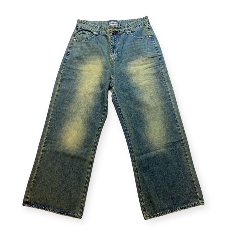 Green Baggy Jean