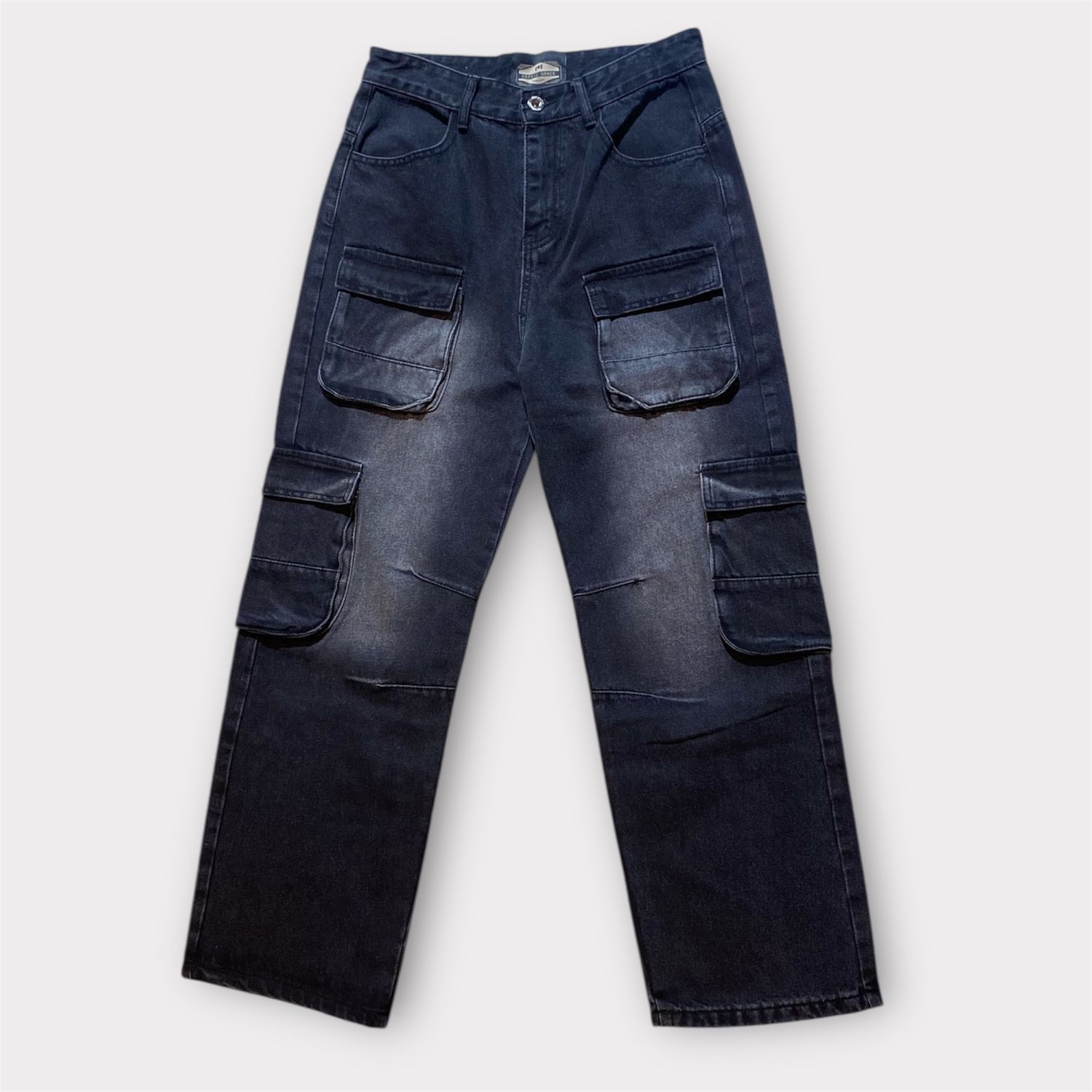 Men Cargo Pant Black