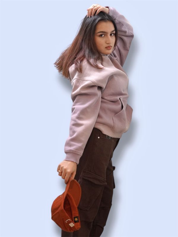 Rugged cotton hoodie