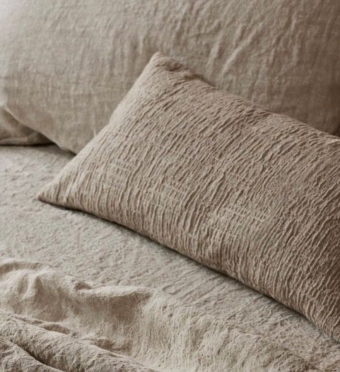 CS-195 - Textured linen mix cushion cover