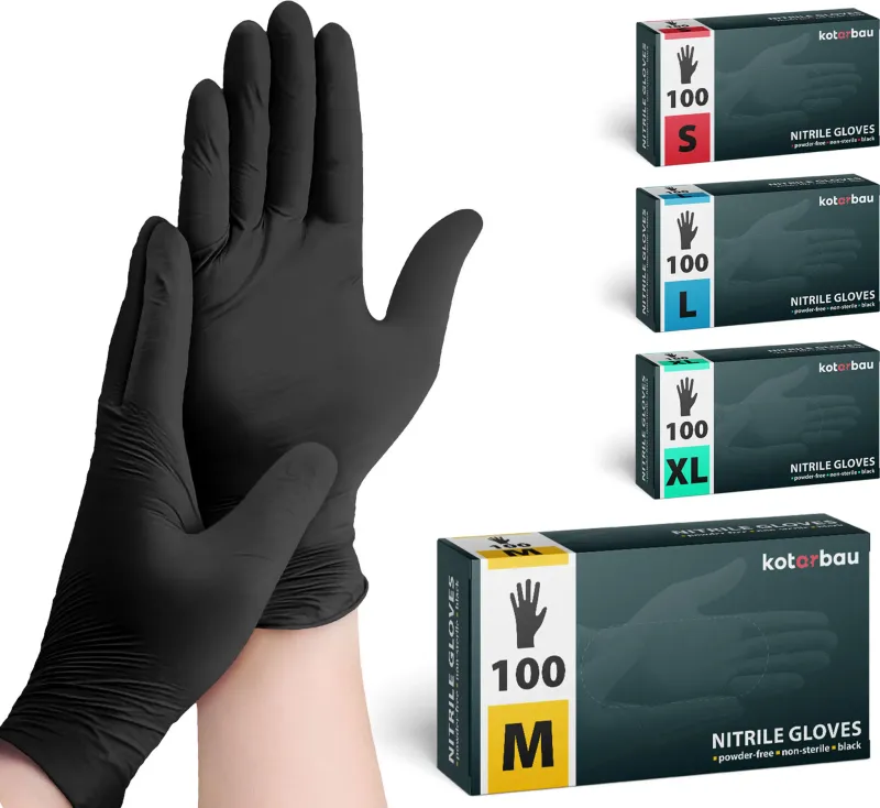 Vinyl Handschuhe| S-M-L-XL, 100 Stk/Packung