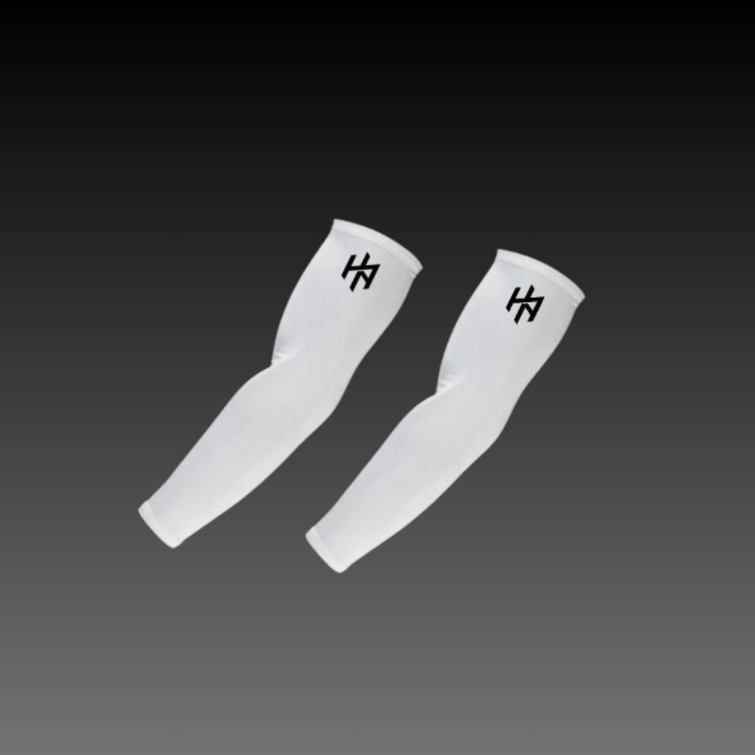 Hoop Armour White Compression Shooting Sleeve