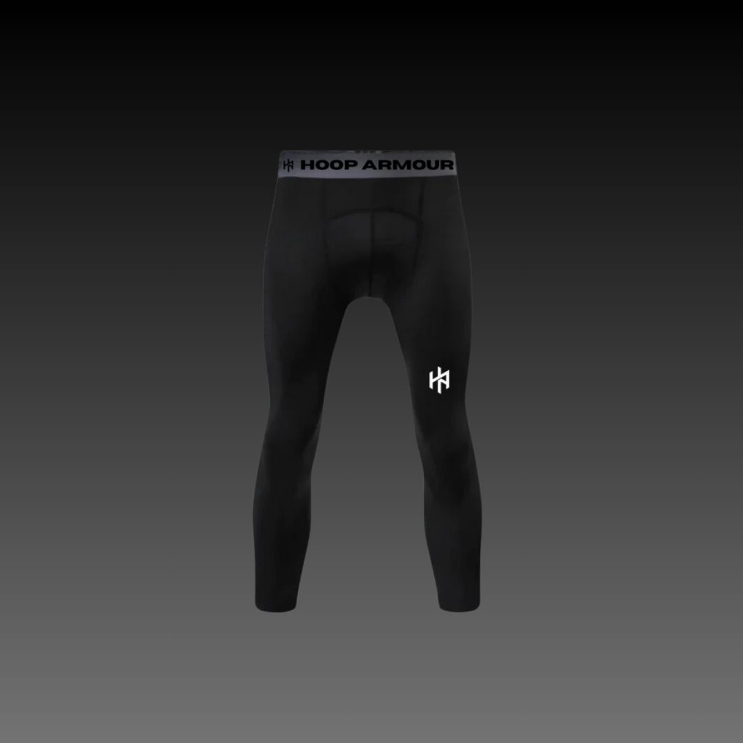 Hoop Armour Black Compression Tights