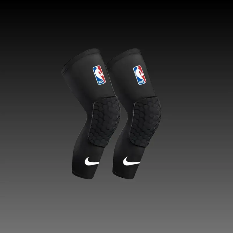 Pro Padded Black Compression Knee Sleeve