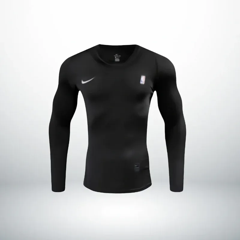 Elite Pro Black Compression Long Sleeve