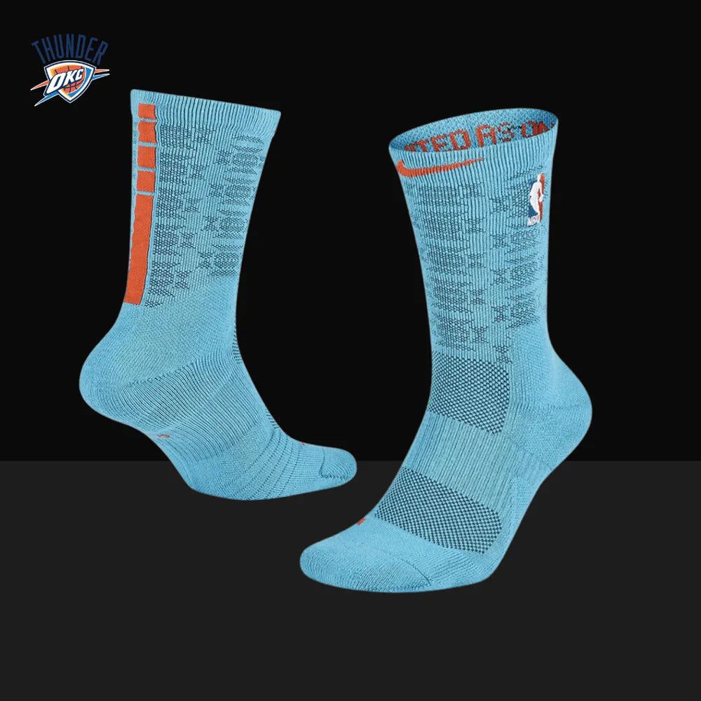 Nike NBA Elite Socks - OKC City Edition Light Blue