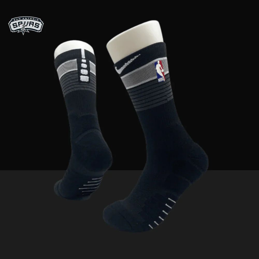 Nike NBA Elite Crew Socks - Spurs City Edition Black