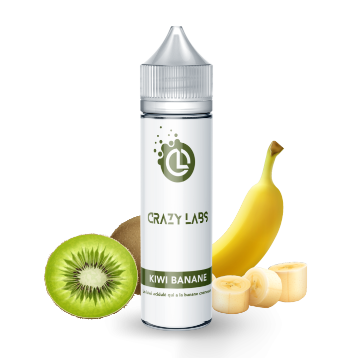Kiwi Banane - 75ML - Crazy Labs