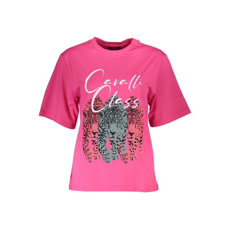 Camiseta CAVALLI CLASS Rosa / Morada  -S-